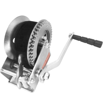 Heavy Duty Manual Hand Winches for Trailers - 600-3500 LBS Capacity with 8-10m Steel Wire