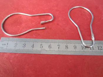 Manufucturer Pear Shape Iron Wire Snap Hook for Gifts Keychain