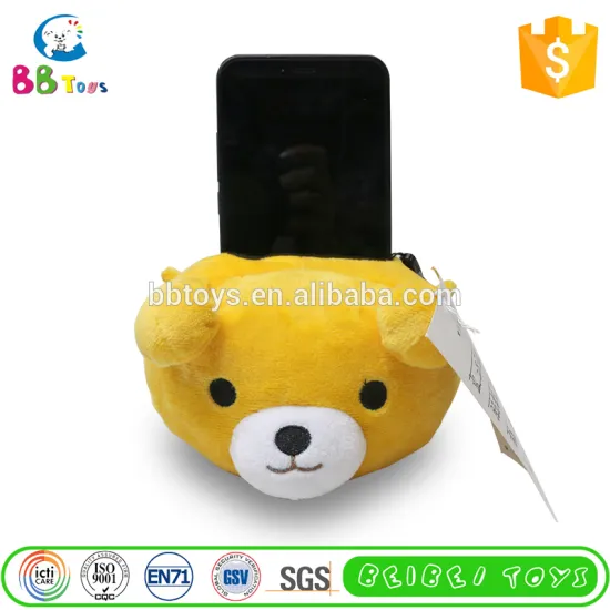 Factory directly wholesale cute phone holder stuffed toy