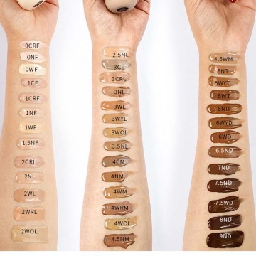 Private Label Waterproof Vegan Matte Foundation - Multi-Color Liquid Makeup