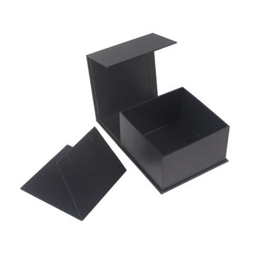Partihandel Square Foldable Black Hänge Box Packning