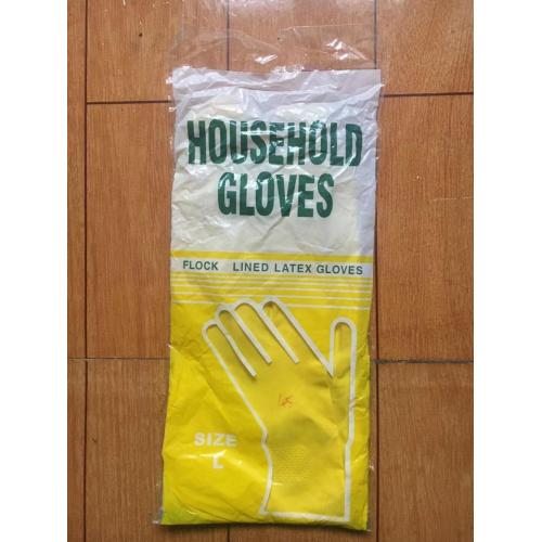 Double Color Household Latex Glove Colorful Cleaning Household Gloves Supplier