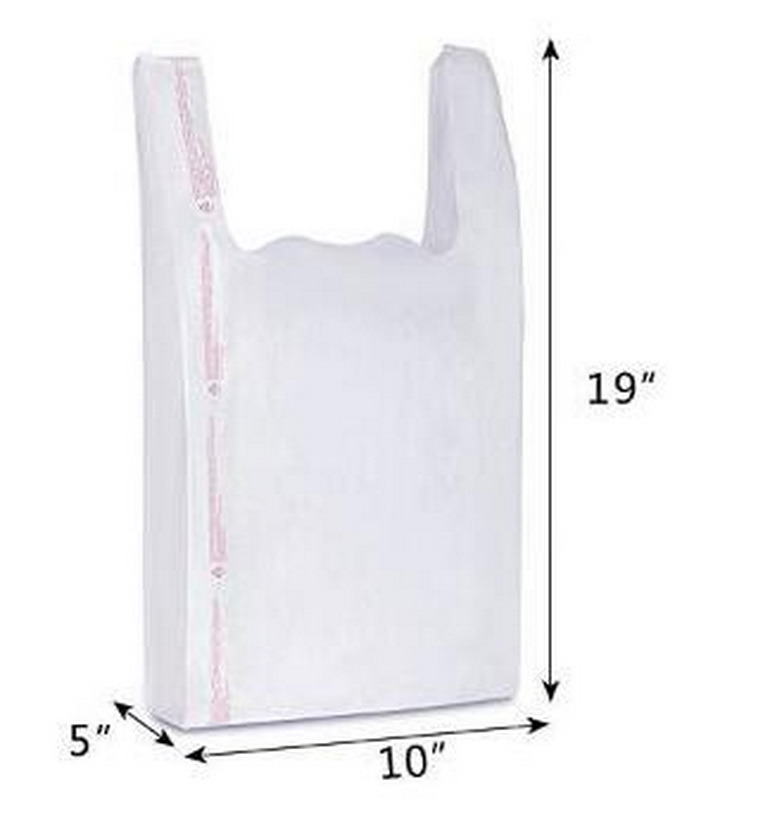 Cheap High Quality Shopping Plastic Striped T-Shirt Packing Poly Food Packaging Bags Wholesale