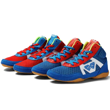 Mr.nut Professional Kid Wrestling Shoes,Boxing Shoes,Multi-purpose Sports Shoes,Size 32-38 for Freestyle Wrestling
