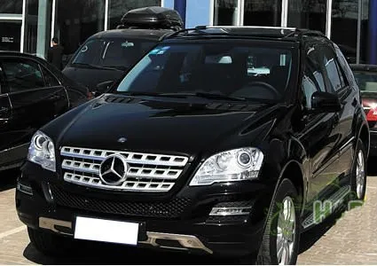 Mercedes ML350 Roof Luggage Rack Cross Bar Whispbar for
