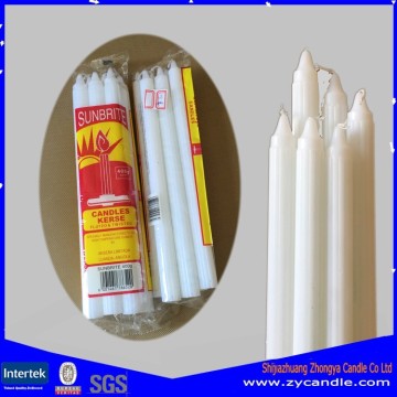 Paraffin wax Household white wax velas candle fluted