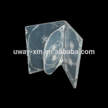 14mm super clear 6 discs dvd case /14mm dvd box for 6 discs
