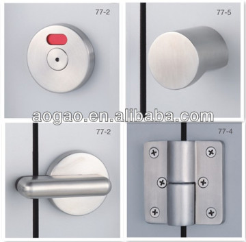 toilet/toliet partition locks and hinges