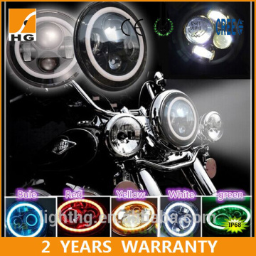 7inch car led headlight kit with angle eye