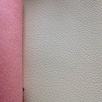 White PU Microfiber Leather For Sofa And Chair