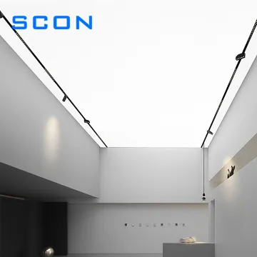 Aluminum PVC Stretch Ceiling Magnetic Track Spotlight Lights