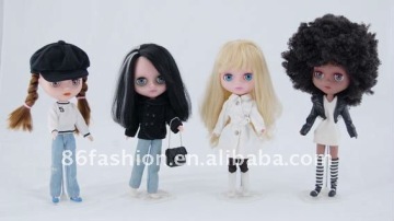 Cute doll for kids, cute smiling doll (OEM), JC5 DOLL,black doll