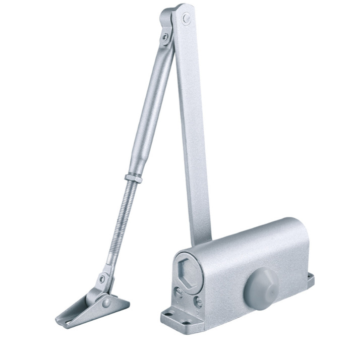 Компактный гидравлический дверной доводчик с положением фиксации 90°