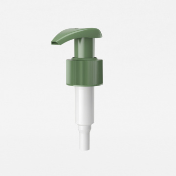 high quality 28/410 24/410 stock plastic PP sage green outer External spring lotion pump 28/400 for shampoo bottle packaging