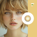 Contact lens natural patterns change the personal image