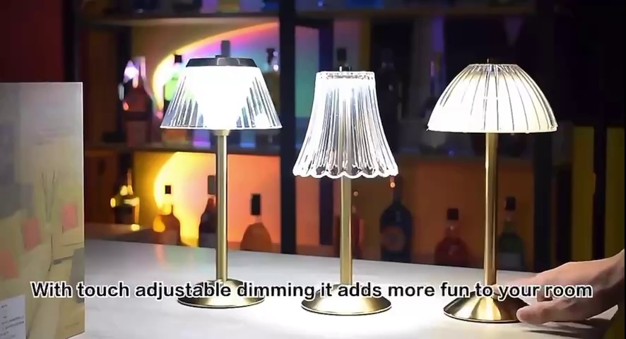 Crystal Touch Sensor Desk Lamp