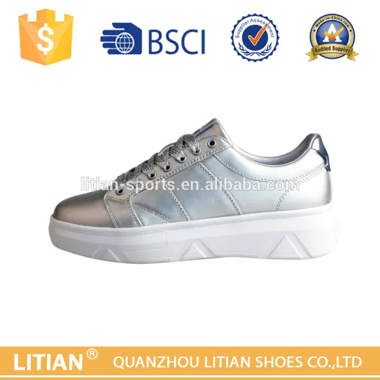 China shoes supplier popular lady pu casual shoes