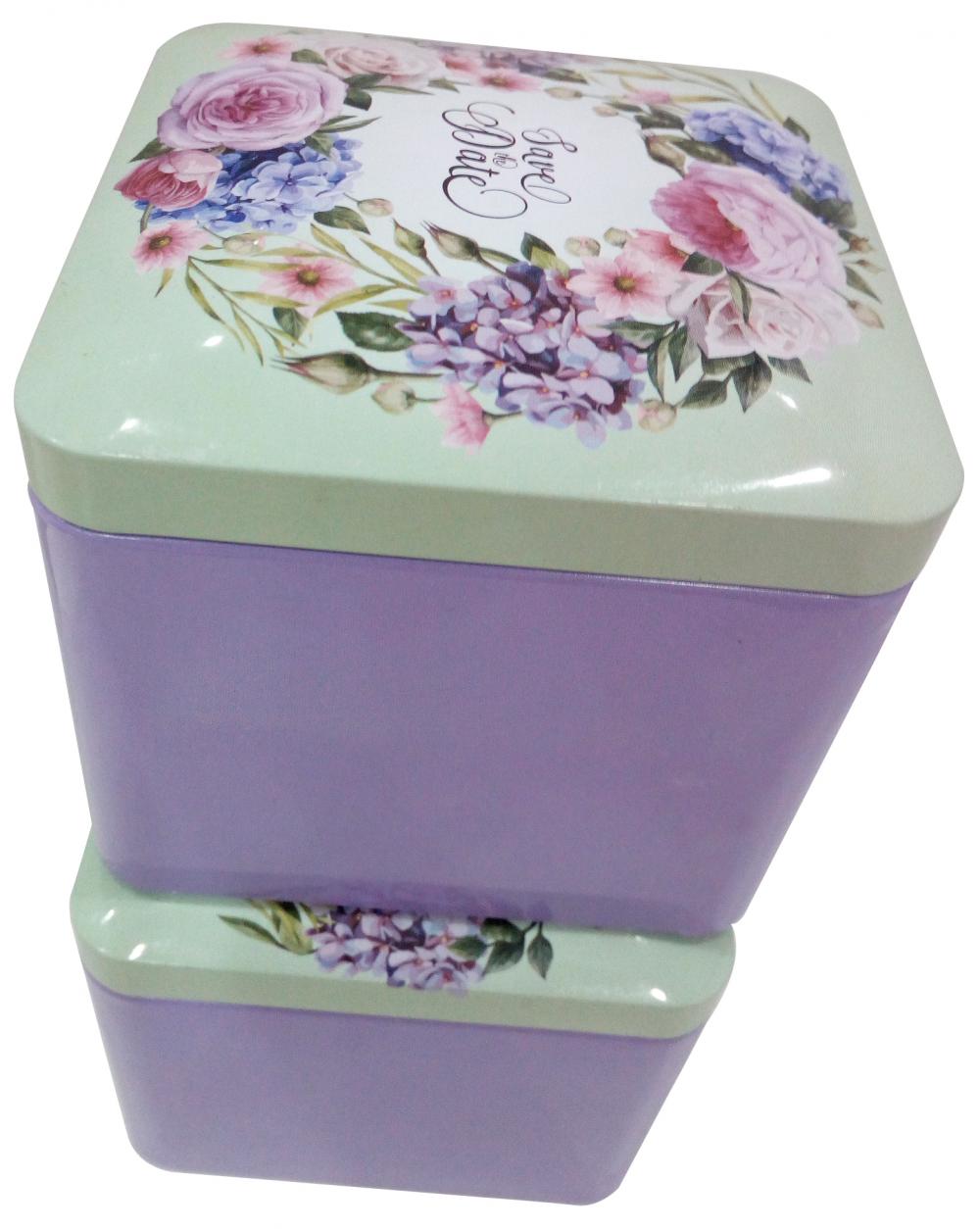 Antik Rose Festlig Candy Tin Box