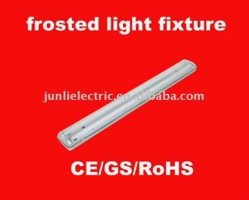 CE,GS,ROHS ip65 T8/T5 waterproof frosted acrylic fluorescent light fixture diffuser