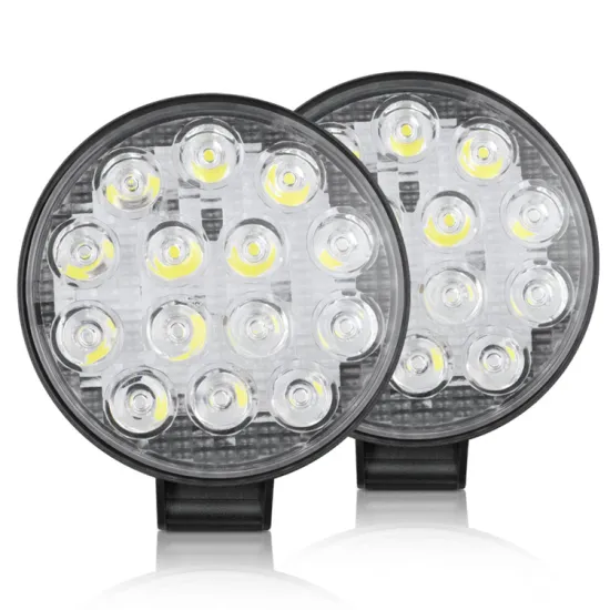 Factory Wholesale: Premium 4-inch 42W Round LED Work Light Set - 14pcs, Suitable for Off-road, ATV, 4WD Cars & 12-24V Vehicles