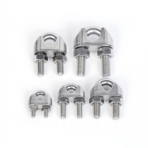 Wire Rope Clips Forged stainless steel wire rope clamp American style Supplier