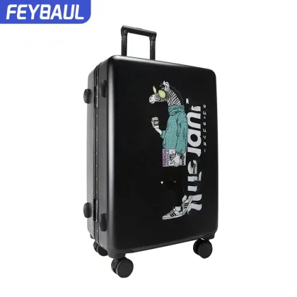 Character luggage travel bag children travel trolley luggage suitcase bag