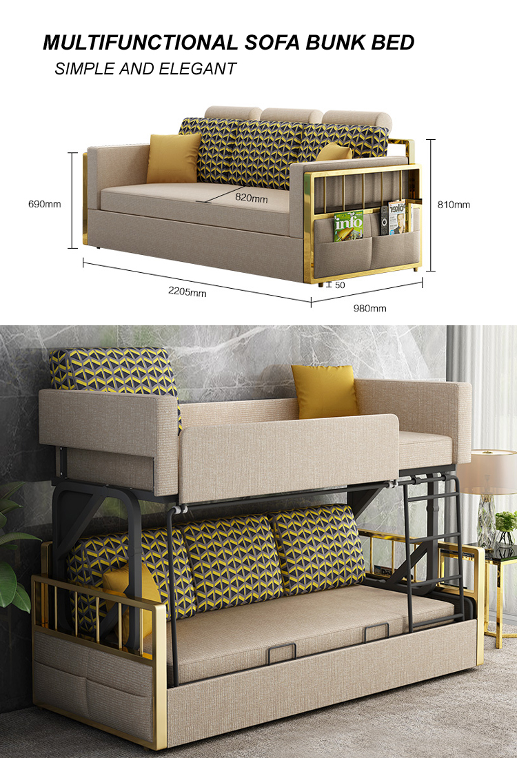 Nội thất phòng khách hiện đại đồ nội thất sofa giường tầng sinh viên giường tầng cho căn hộ khách sạn