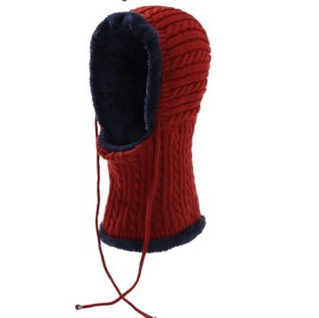 Custom Ear Headgear Windproof Neck Guard Beanie Hat for Men and Women