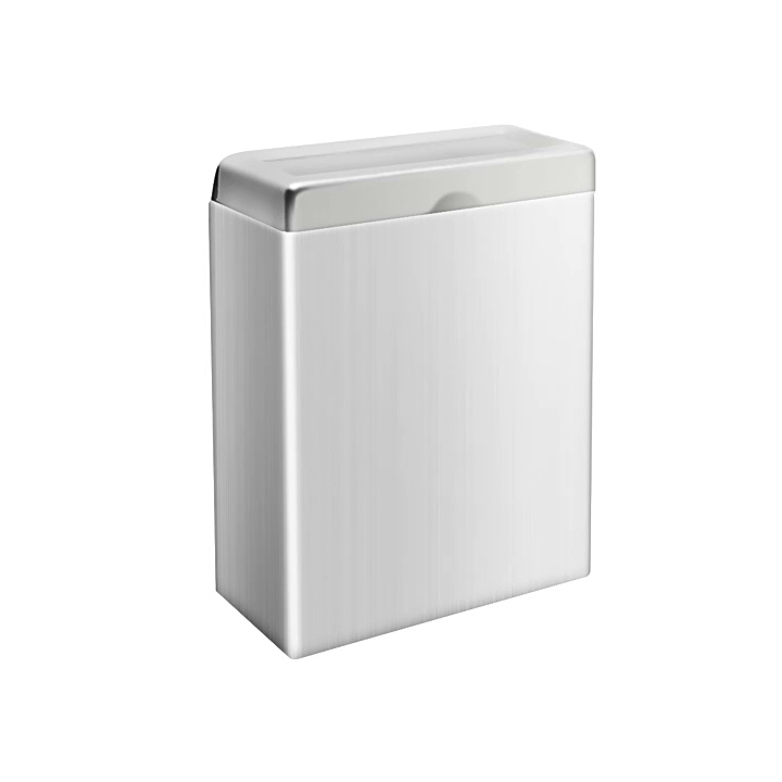 Durable Stainless Steel Wall Mounted Trash Can for Bathroom