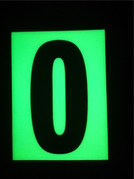 Realglow Photoluminescent Flat Number 0