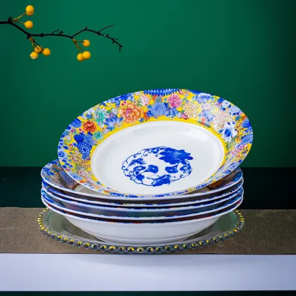 High Quality 10-Inch Ceramic Dumpling Tray - Multi-Functional Filter Tray