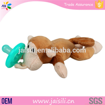 Animal Monkey Plush Baby Pacifier Toy Pacifier Plush Toy