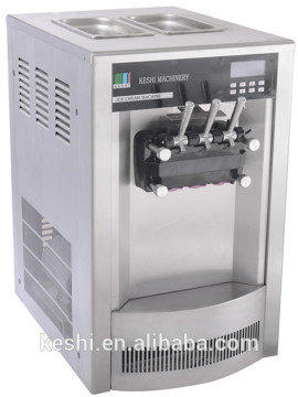 2014 KS-5200T series 3 flavors desk type commercial soft ice cream machine for sale