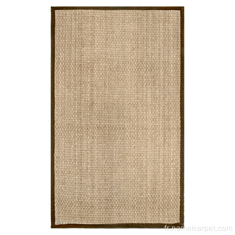 Tapis de fibre d'herbe d'herbe marine naturelle pour le salon