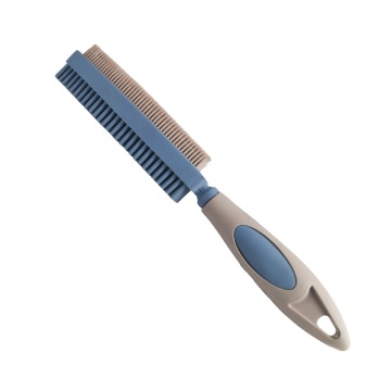 Wholesale Double Sided Heavy Duty Rubber Pet Hair Removal Brush for Home Grooming Dogs and Cats