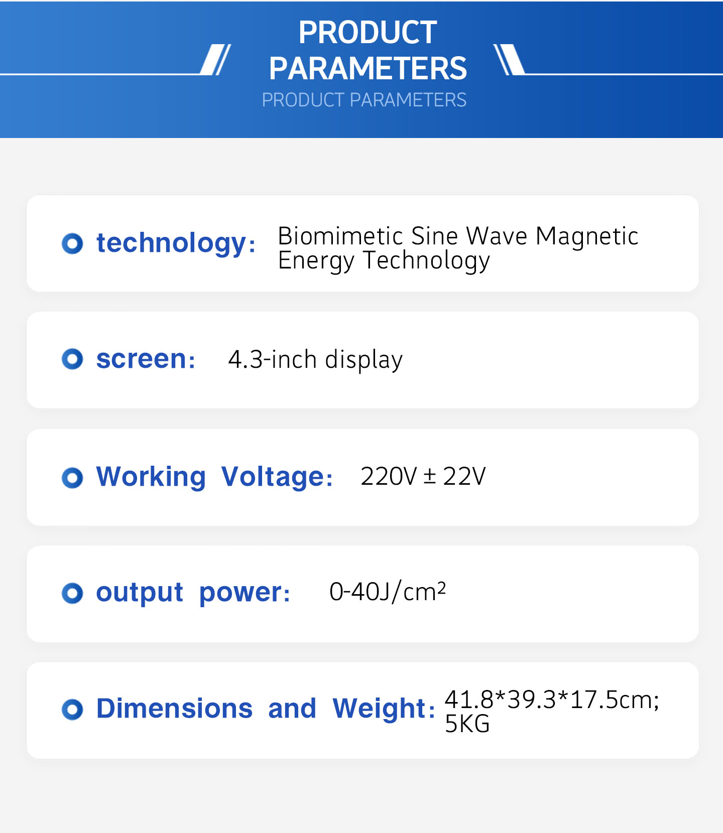 leg massage equipment