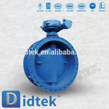 Didtek Cast Steel A216 WCB Flange Butterfly Valve