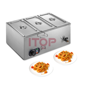 Stainless Steel Electric Food Warmer Bain Marie Buffet Catering Equipment