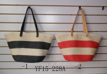 wholesale fashional PP women shopping bags,beach bag