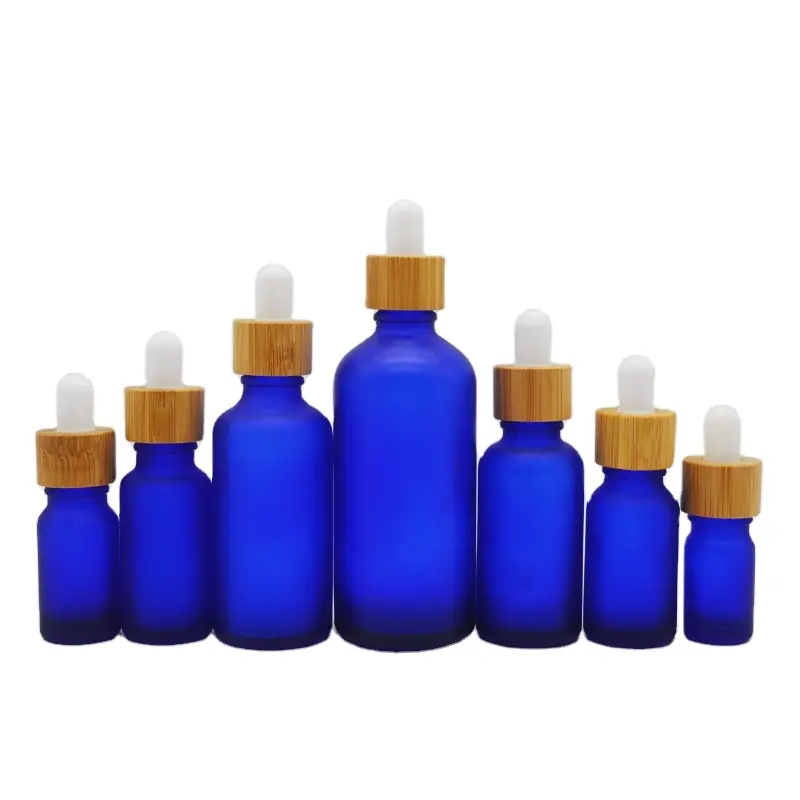 Blue Essential Oil Bottle 7