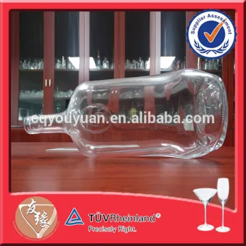 Cork Top Glass Big Transparent Bottle 3000ML Liquor Bottles