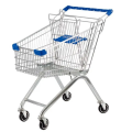 Asian Metal Shopping Trolley for Supermarket