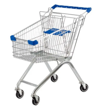 Asian Metal Shopping Trolley for Supermarket