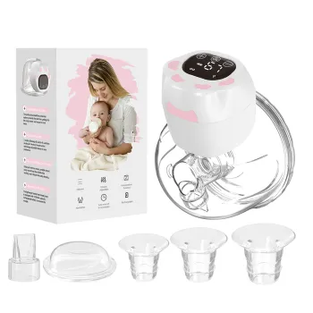 Smart Portable Breast Milk Pump: Wireless, Hands-Free, and Silicone Design for Convenient Nursing