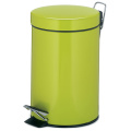 12L Basic Round Shape Color Finish Step Bin