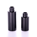 Glass Lotion Bottle Black Flat Shoulder Glass Lotion Bottle Supplier