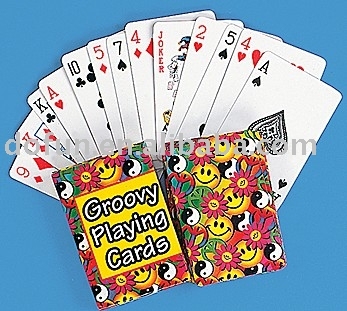 Double-Coated Groovy Playing Cards
