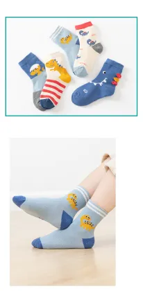 Little boy autumn and winter socks