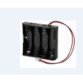 4 bitar AA -batterilhållare/fodral med tråd och plugg