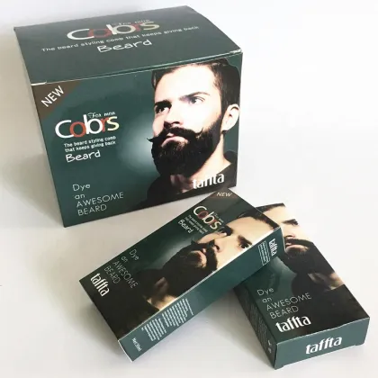 Instant Dark Brown Black Beard and Mustache Dye for Men